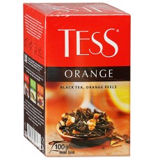 Чай черный Tess Orange с цедрой апельсина (100 гр)