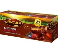 Чай черный Лисма Крепкий Лесная ягода (25*1.5 гр)