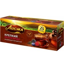 Чай черный Лисма Крепкий Лесная ягода (25*1.5 гр)