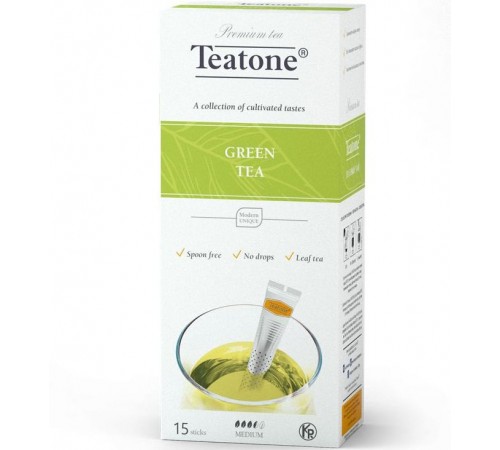 Чай зелёный Teatone Green tea (15*1.8 гр)