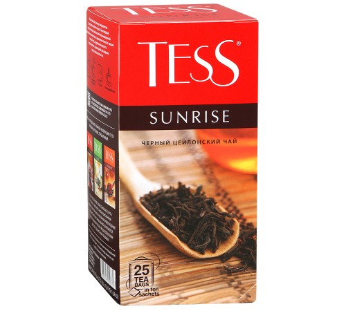 Чай черный Tess Sunrise Пакетированный (25*1.8 гр)