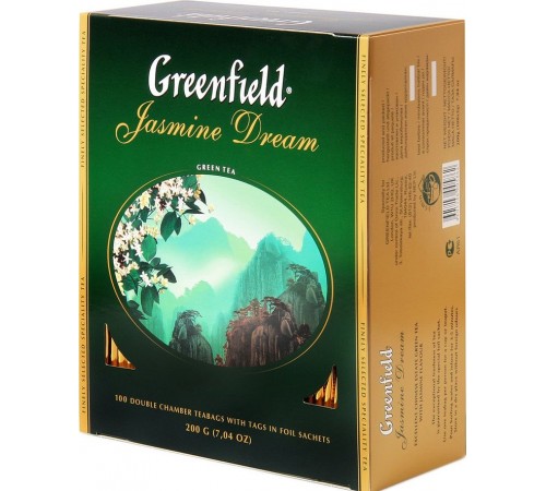 Чай зеленый Greenfield Jasmine Dream (100 пак*2 гр)