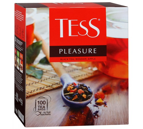 Чай черный Tess Pleasure (100 пак*1.5 гр)