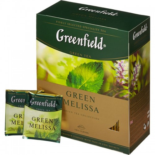Чай зеленый Greenfield Green Melissa (100*1.5 гр)