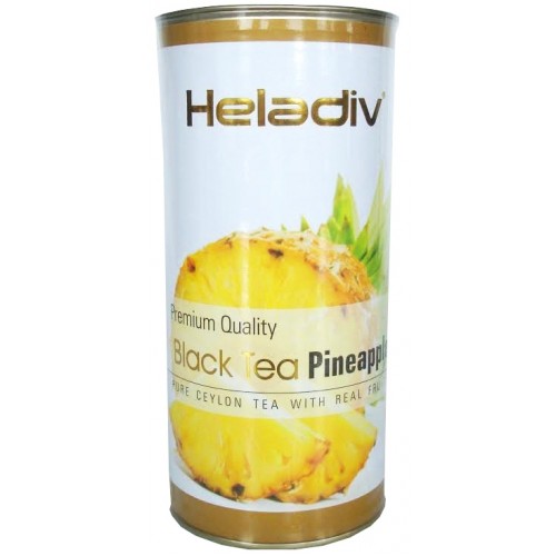 Чай черный листовой Heladiv Pineapple Фруктовый с ананасом (100 гр) ж/б