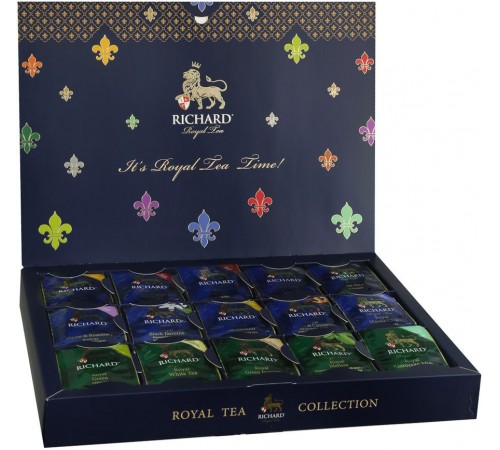 Чай Richard Royal Tea Collection Ассорти 15 вкусов (120 пак)