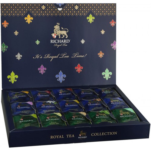 Чай Richard Royal Tea Collection Ассорти 15 вкусов (120 пак)