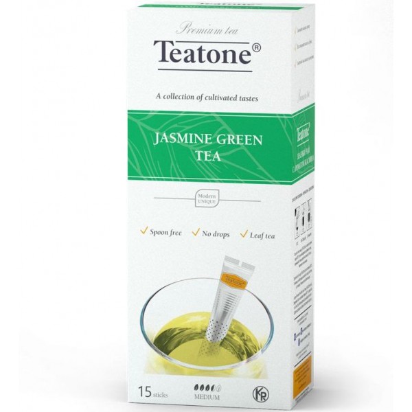 Чай зелёный Teatone Jasmine с жасмином (15*1.8 гр) Чай зелёный Teatone Jasmine с жасмином (15*1.8 гр)