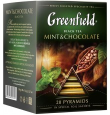 Чай черный Greenfield Mint & Chocolate Мята и шоколад (20*1.8 гр)