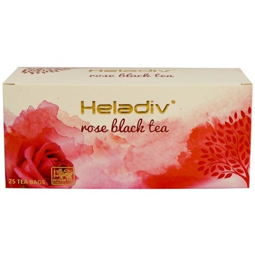 Чай черный Heladiv Rose с ароматом розы (25*2 гр)