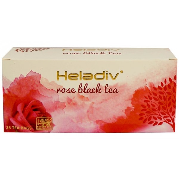 Чай черный Heladiv Rose с ароматом розы (25*2 гр) Чай черный Heladiv Rose с ароматом розы (25*2 гр)