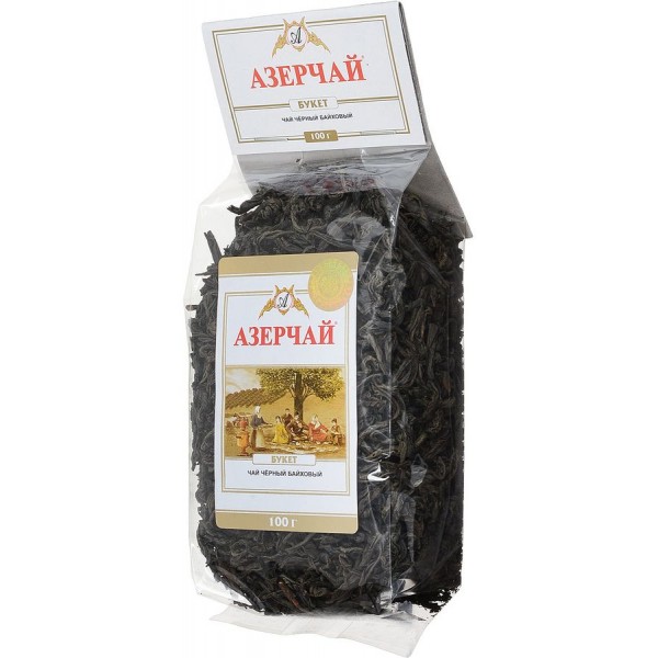 Чай черный Азерчай Букет байховый листовой (100 гр) м/у Чай черный Азерчай Букет байховый листовой (100 гр) м/у