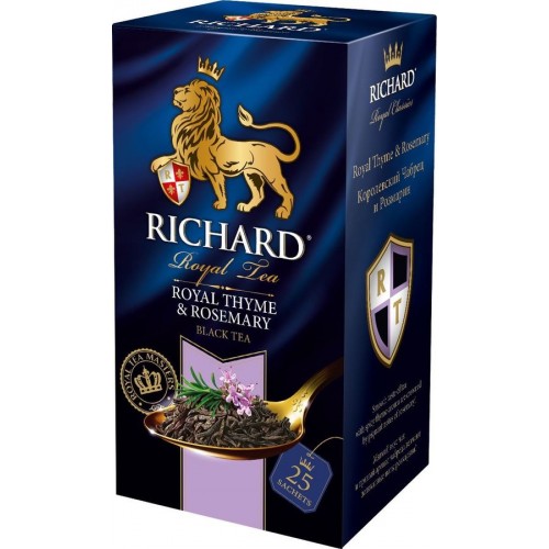 Чай черный Richard Королевский чабрец и розмарин (25*2 гр)