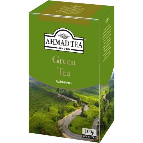 Чай зеленый Ahmad Tea листовой Green Tea (100 гр)