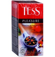 Чай черный Tess Pleasure с шиповником и яблоком (25 пак)