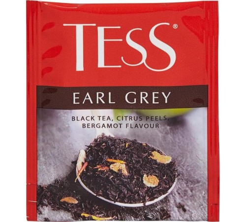 Чай черный Tess Earl Grey с бергамотом (25*1.5 гр)