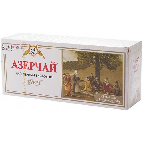 Чай черный Азерчай Букет байховый (25*2 гр)
