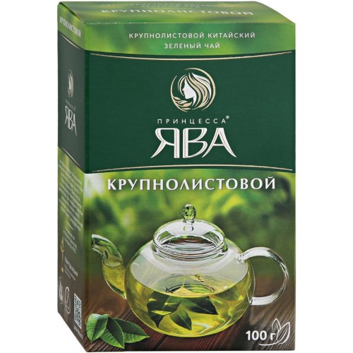 Чай зеленый Принцесса Ява Крупнолистовой (100 гр)
