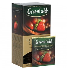 Чай черный Greenfield Strawberry Gourmet (25 пак*1.5 гр)