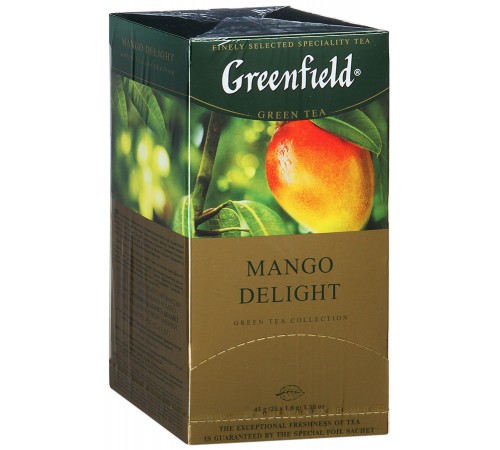 Чай зеленый Greenfield Mango Delight (25 х 1.8 гр)