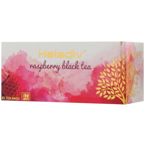 Чай черный Heladiv Raspberry с ароматом малины (25*2 гр)