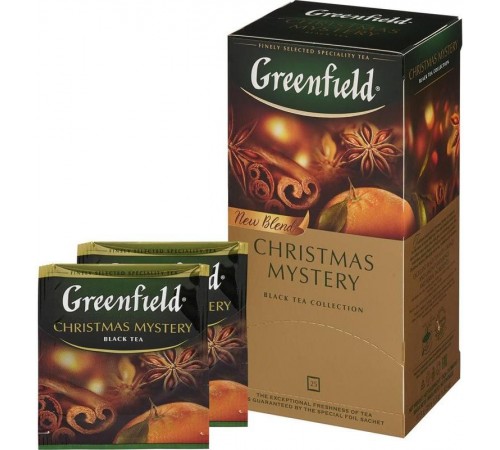 Чай черный Greenfield Christmas Mystery (25*1.5 гр)