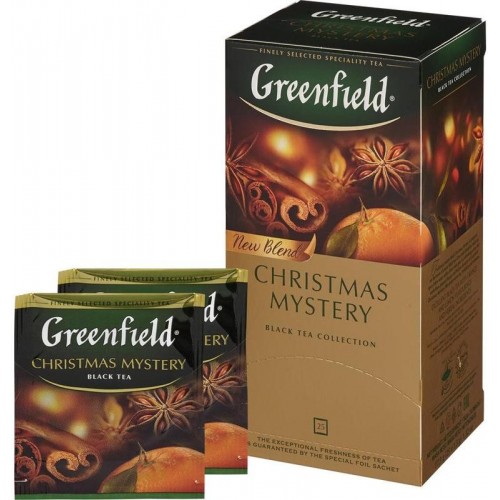 Чай черный Greenfield Christmas Mystery (25*1.5 гр)