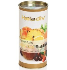 Чай черный листовой Heladiv Mixed Fruit Фруктовый микс (100 гр) ж/б