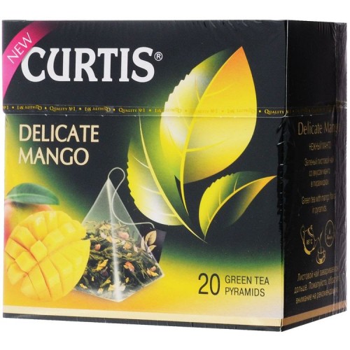 Чай зеленый Curtis Delicate Mango Green (20*1.8 гр)