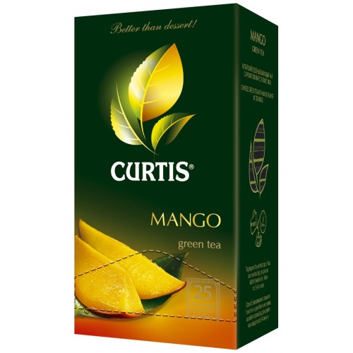 Чай зеленый Curtis Mango Green (25*2 гр)