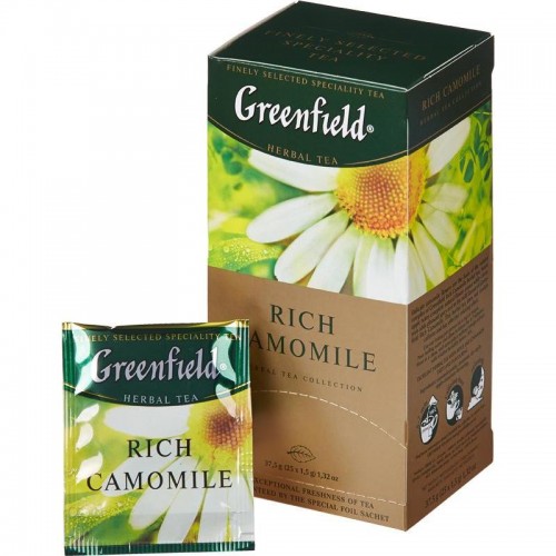 Чайный напиток Greenfield Rich Camomile (25 x 2 гр)