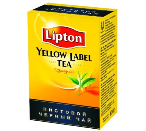 Чай черный Lipton Orthodox Листовой (100 гр)