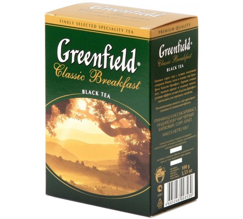 Чай черный Greenfield Classic Breakfast листовой (100 гр)