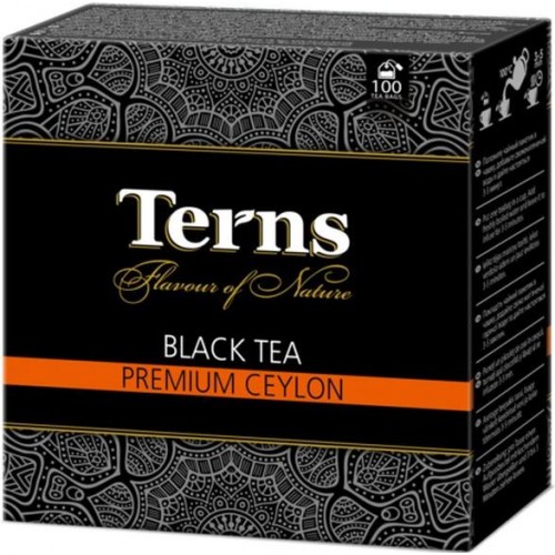 Чай черный Terns Premium Ceylon (100 пак)