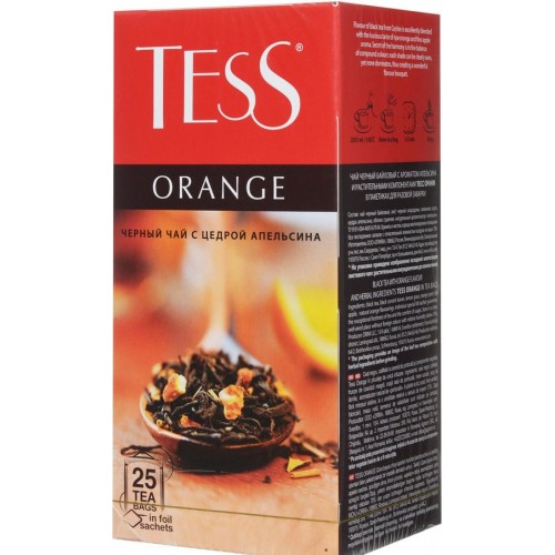 Чай черный Tess Orange пакетированный (25 пак)
