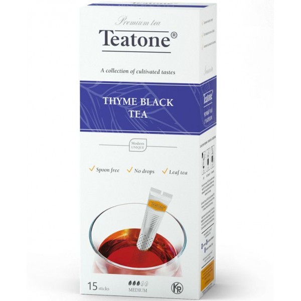 Чай черный Teatone Thyme Black Tea с чабрецом (15*1.8 гр) Чай черный Teatone Thyme Black Tea с чабрецом (15*1.8 гр)