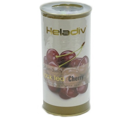 Чай черный листовой Heladiv Cherry Фруктовый с вишней (100 гр) ж/б