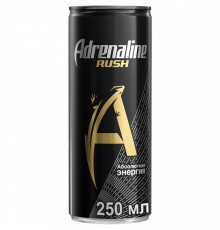Энергетический напиток Adrenaline Rush (0.25 л) ж/б