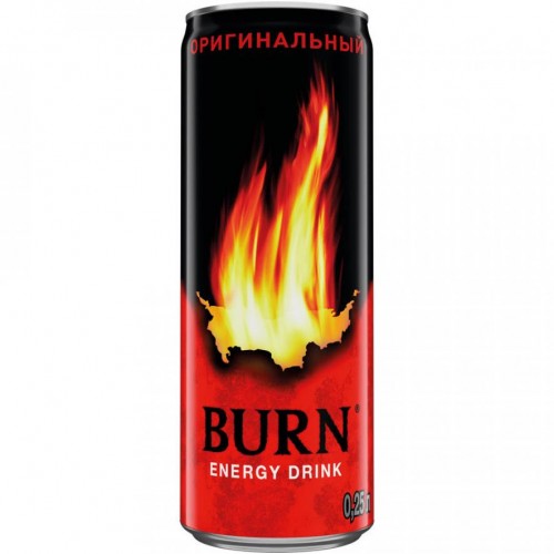 Энергетический напиток Burn Original (0.25 л) ж/б