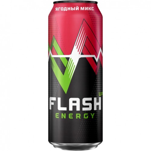 Энергетический напиток Flash Up Energy Ягодный микс (0.45 л) ж/б