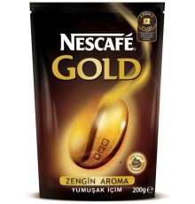 Кофе растворимый Nescafe Gold (200 гр) м/у