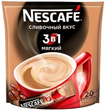 Кофе растворимый Nescafe Сливочный 3в1 (20 пак*16 гр)