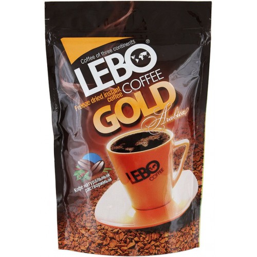 Кофе растворимый Lebo Gold (100 гр) м/у