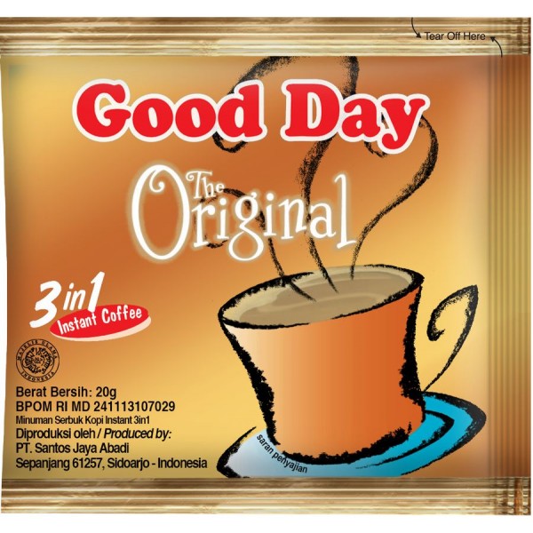 Кофейный напиток Good Day 3в1 The Original (20 гр) Кофейный напиток Good Day 3в1 The Original (20 гр)