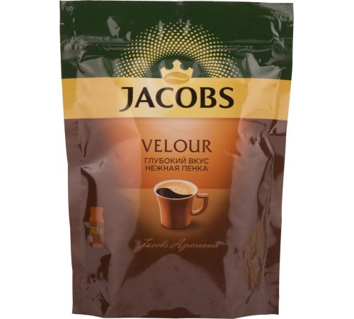 Кофе растворимый Jacobs Velour (70 гр) м/у