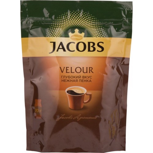 Кофе растворимый Jacobs Velour (70 гр) м/у