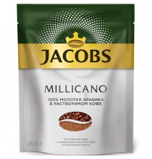 Кофе Jacobs Monarch Millicano молотый в растворимом (200 гр) м/у