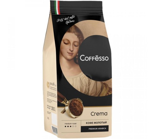 Кофе молотый Coffesso Crema (250 гр)