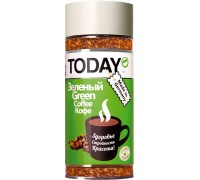 Кофе растворимый Today Green с зеленым кофе (95 гр)