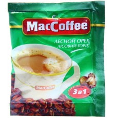 Кофейный напиток MacCoffee 3в1 Лесной орех (18 гр)